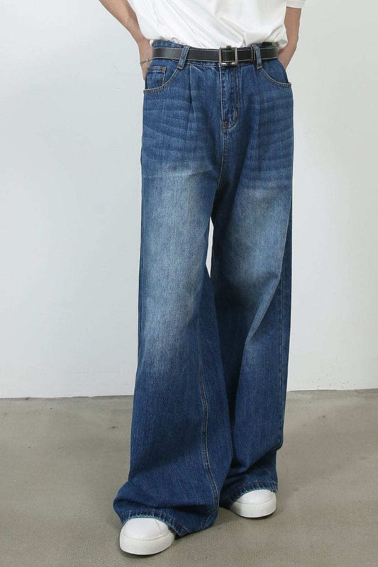 Men's Baggy Jeans with Pockets - Trendsi - Flyclothing LLC