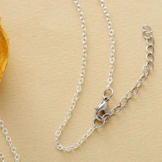 Turquoise Chain Pendant Necklace - Trendsi - Flyclothing LLC