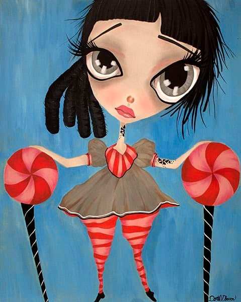 Black Market Art Company Candy Broad Print - Black Market Art Company - Flyclothing LLC