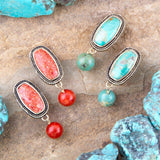 Catalina Orange Sponge Coral Golden Clip-On Earrings - Barse Jewelry - Flyclothing LLC