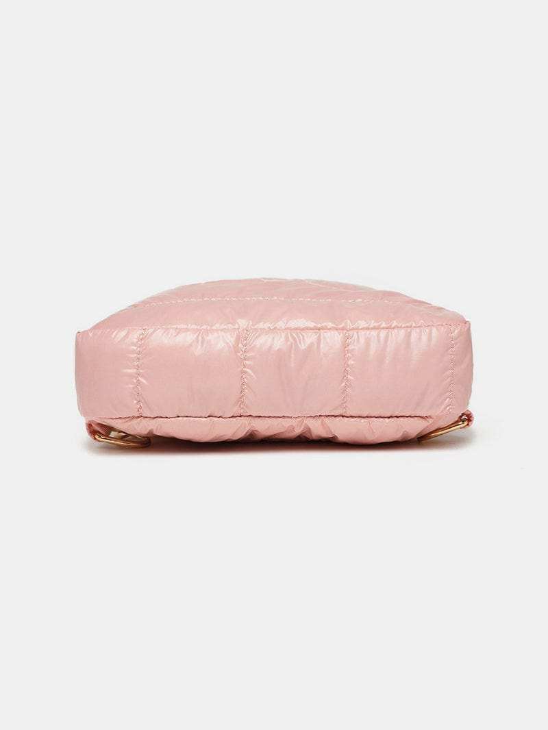 Quilted Adjustable Strap Puffy Sling Bag - Trendsi - Flyclothing LLC