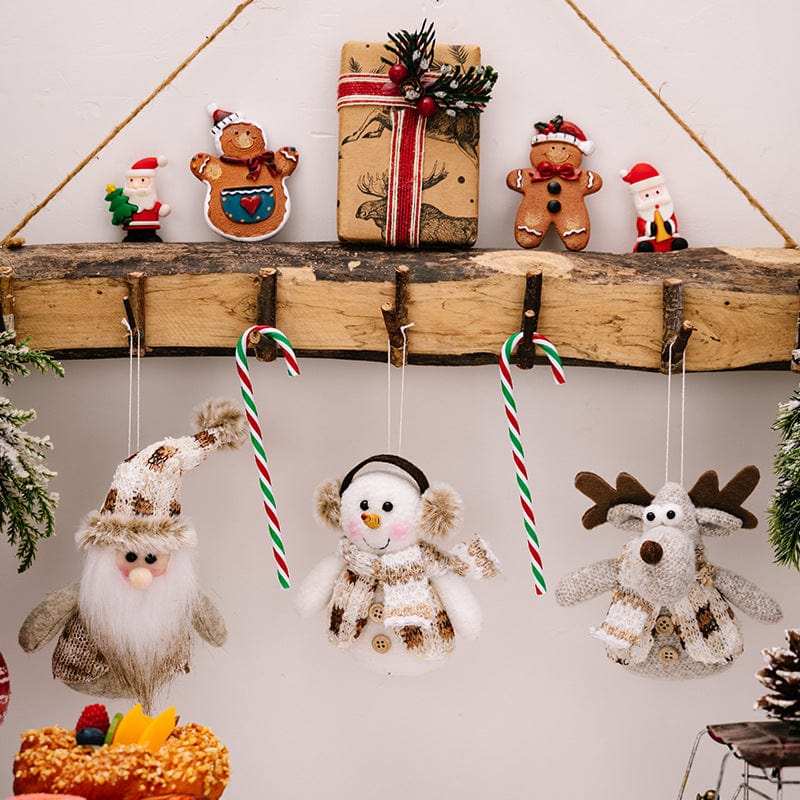 Santa Snowman Reindeer Hanging Ornament - Trendsi - Flyclothing LLC