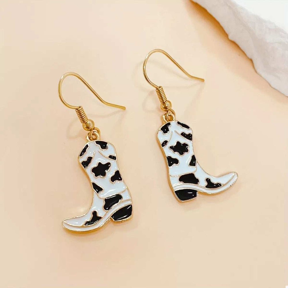 Cowgirl Boot Dangle Earrings - Trendsi - Flyclothing LLC