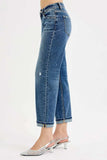RISEN Full Size Low Rise Crop Boyfriend Jeans Plus Size - Trendsi - Flyclothing LLC