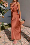 One Shoulder Sleeveless Maxi Dress - Trendsi - Flyclothing LLC