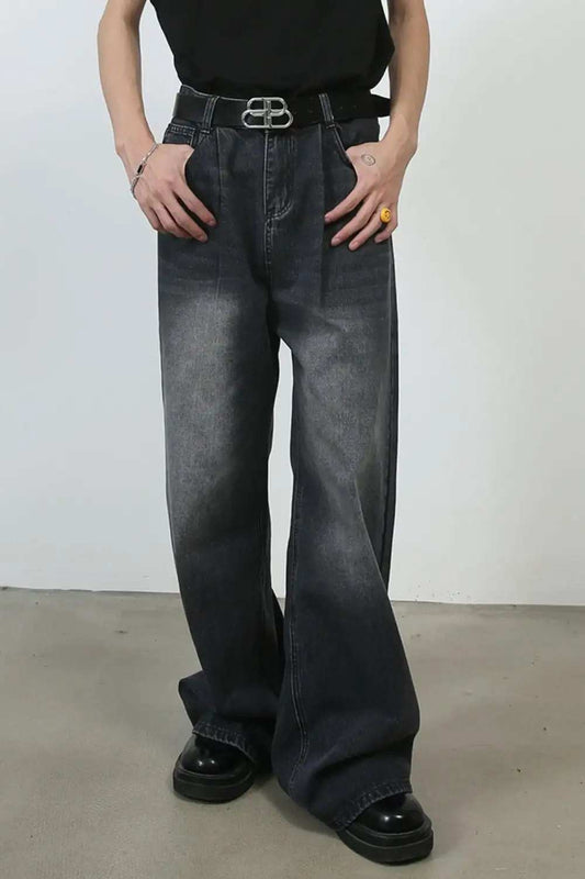 Men's Wide Leg Jeans - Trendsi - Flyclothing LLC