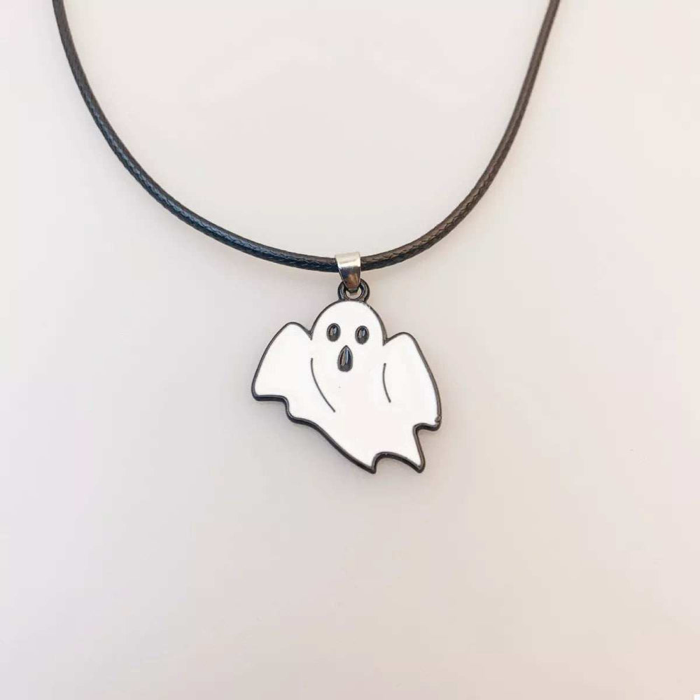 Halloween Ghost Pendant Necklace - Trendsi - Flyclothing LLC