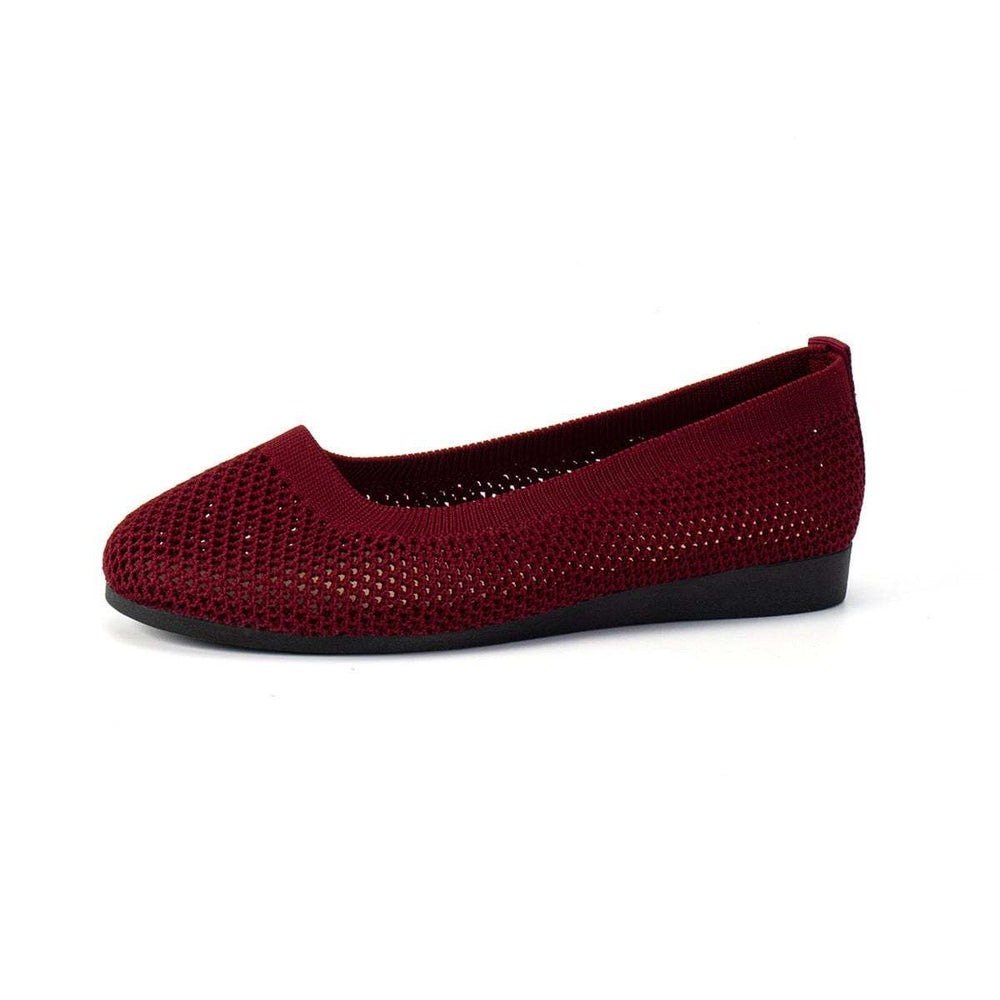 Solid Color Mesh Flat Slip-Ons - Trendsi - Flyclothing LLC