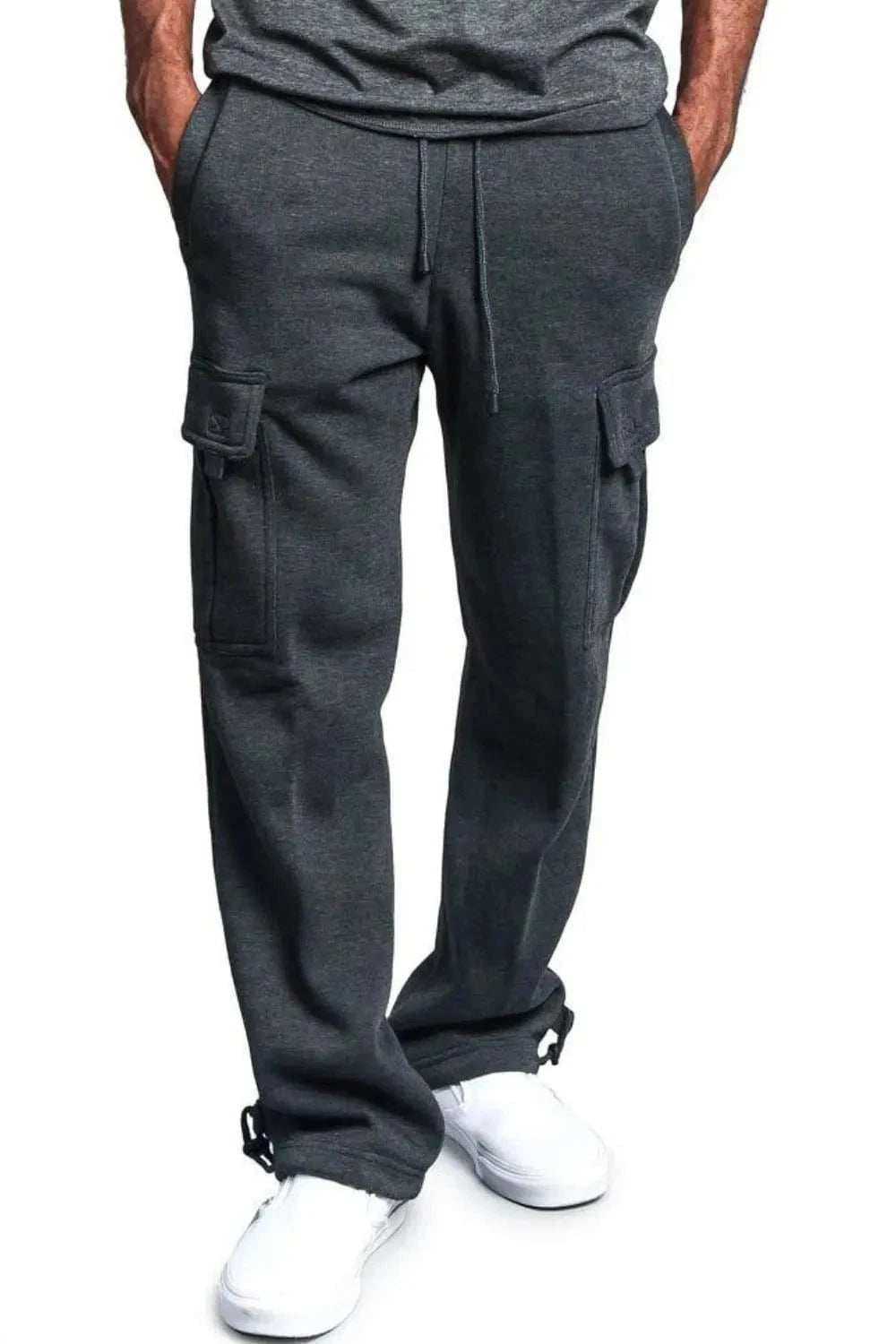 Men's Full Size Drawstring Pants Plus Size - Trendsi - Flyclothing LLC