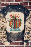 Pumpkin Graphic Long Sleeve Sweatshirt - Trendsi - Flyclothing LLC