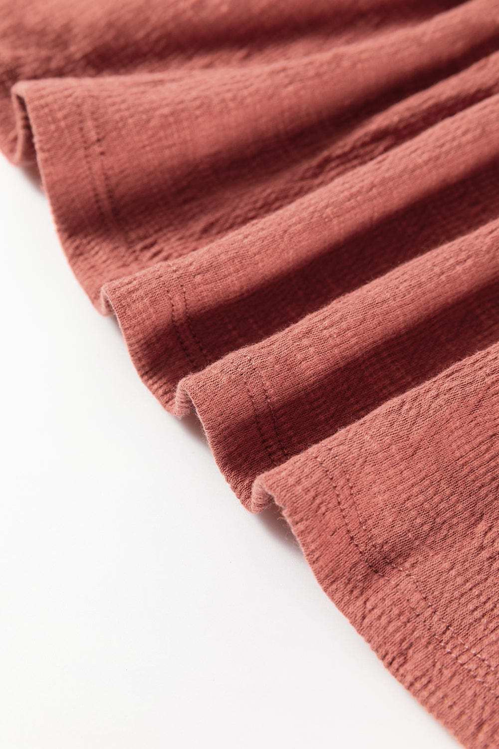 Frill V-Neck Long Sleeve Blouse - Trendsi - Flyclothing LLC