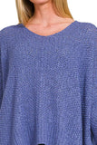 Zenana Dolman Sleeve V-Neck Sweater - Trendsi - Flyclothing LLC