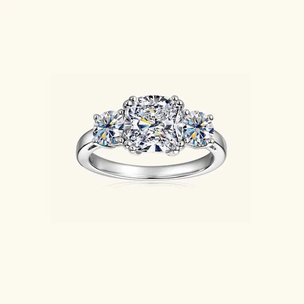 3.5 Carat Moissanite 925 Sterling Silver Ring - Trendsi - Flyclothing LLC