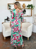 Double Take Full Size Half Sleeve Wide Leg Jumpsuit - Trendsi - Flyclothing LLC