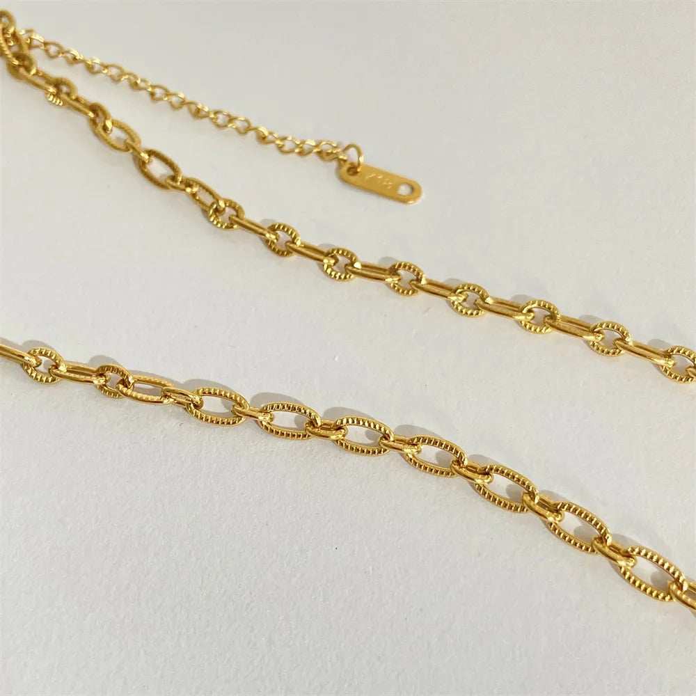 Titanium Steel Sun & Moon Necklace - Trendsi - Flyclothing LLC