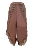 Full Size Lace Detail Wide Leg Pants Plus Size - Trendsi - Flyclothing LLC