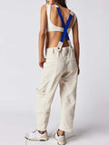 Pocketed Wide Strap Denim Overalls - Trendsi - Flyclothing LLC