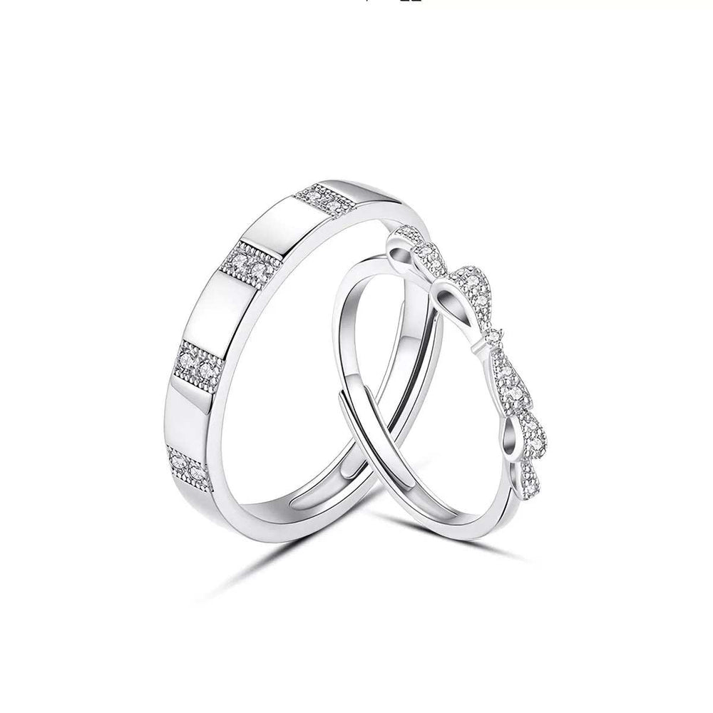 925 Sterling Silver Zircon Minimalist Ring - Trendsi - Flyclothing LLC