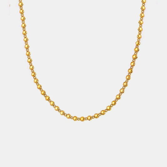 18K Gold-Plated Copper Necklace - Trendsi - Flyclothing LLC