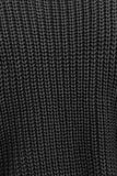 Cable-Knit Mock Neck Cap Sleeve Sweater - Trendsi - Flyclothing LLC