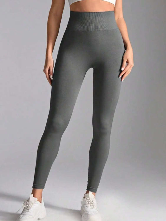 High Waist Active Leggings - Trendsi - Flyclothing LLC