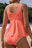 Scoop Neck Wide Strap Tankini Set - Trendsi - Flyclothing LLC
