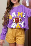 GAME DAY Football Long Sleeve Sweatshirt - Trendsi - Flyclothing LLC