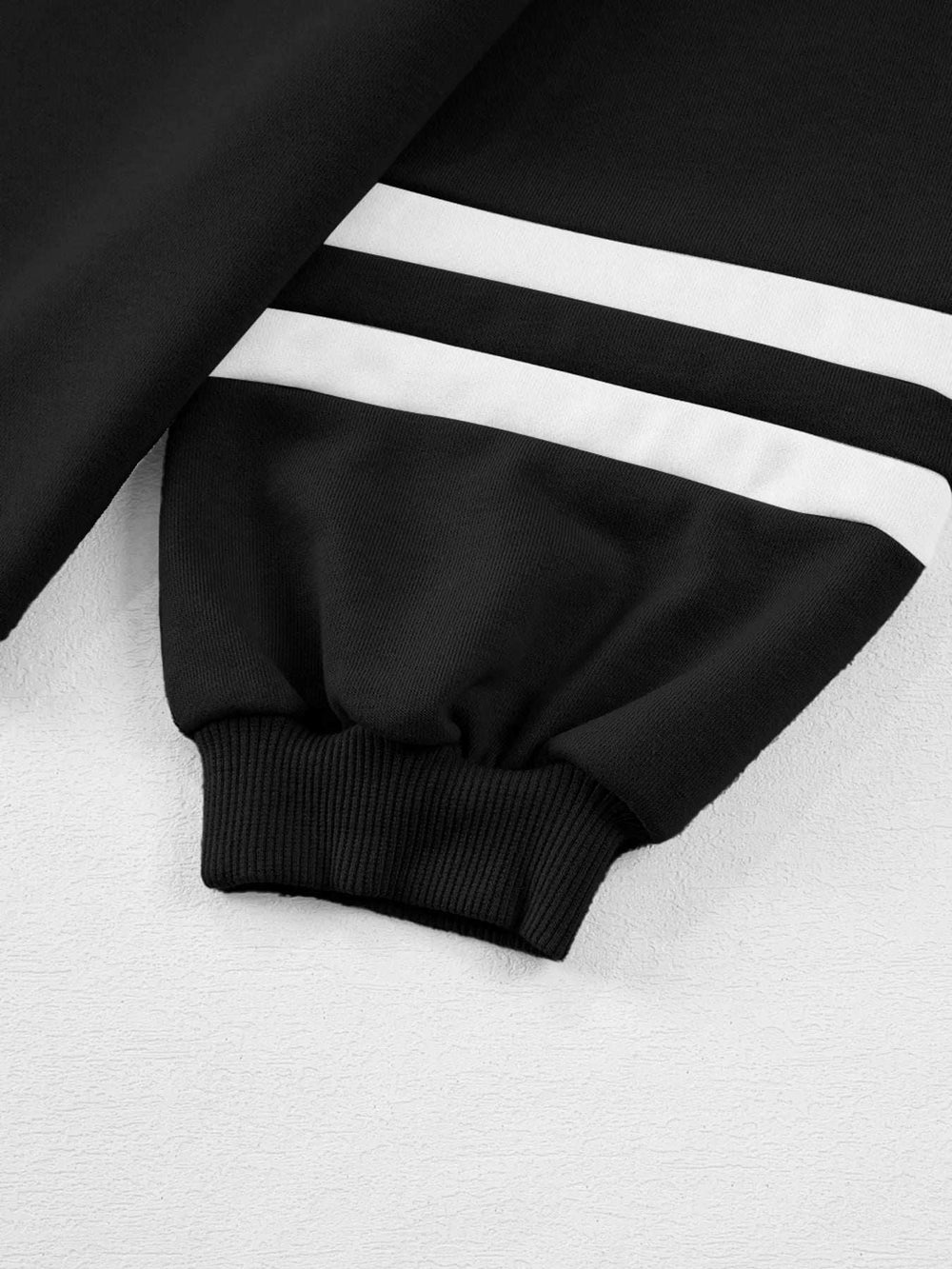 Contrast Trim Round Neck Top and Pants Set - Trendsi - Flyclothing LLC