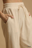 Umgee Drawstring Wide Leg Pants - Trendsi - Flyclothing LLC