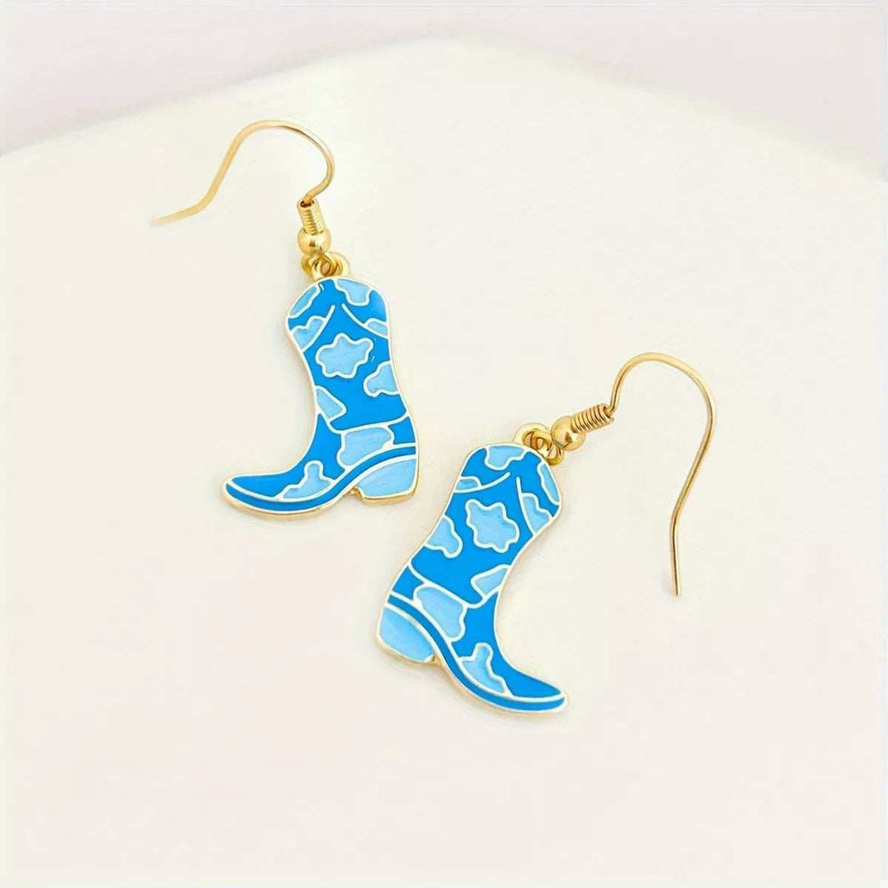 Cowgirl Boot Dangle Earrings - Trendsi - Flyclothing LLC