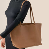 Fame Soft Solid Color Tote Bag - Trendsi - Flyclothing LLC
