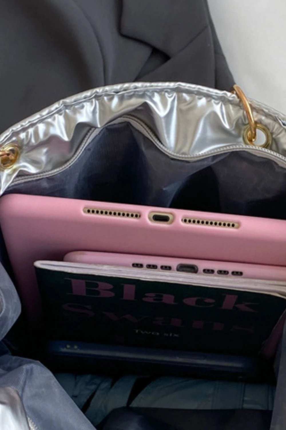 Bubble Texture Chain Handbag - Trendsi - Flyclothing LLC