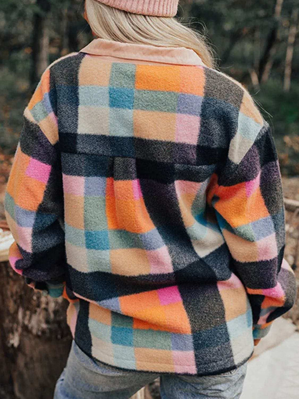 Color Block Half Snap Long Sleeve Sweatshirt - Trendsi - Flyclothing LLC