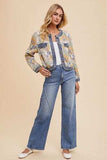 Annie Wear Decorative Seams Wide Leg Jeans - Trendsi - Flyclothing LLC