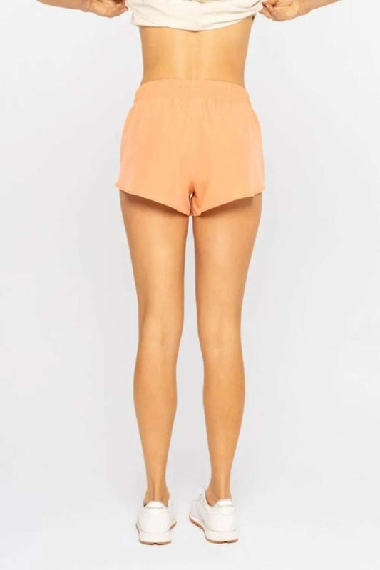 MONO B Drawcord Mini Shorts - Trendsi - Flyclothing LLC