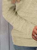 Full Size Heathered Long Sleeve Top - Trendsi - Flyclothing LLC