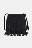 Suede Fringe Shoulder Bag - Trendsi - Flyclothing LLC