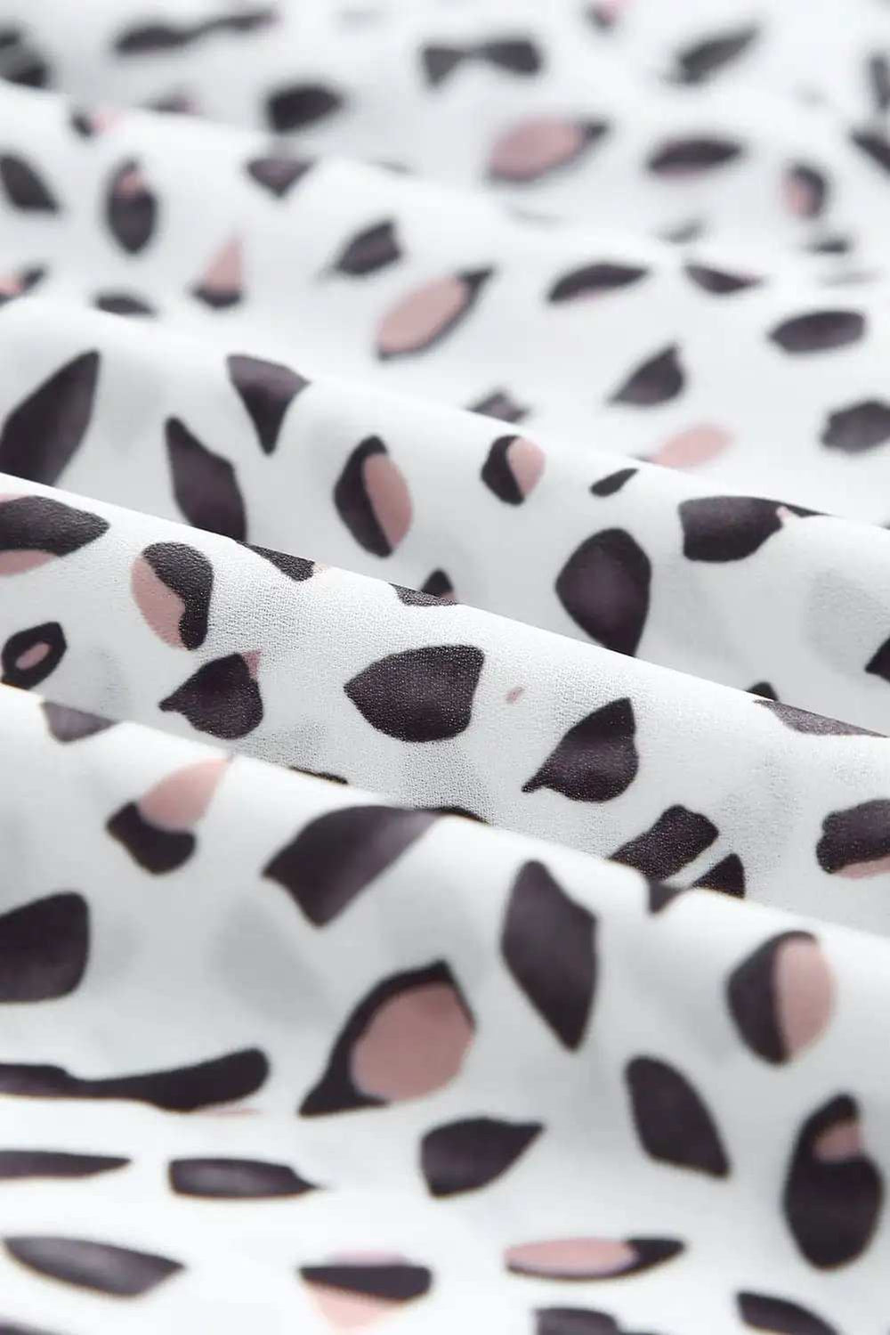 Plus Size Printed Off-Shoulder Half Sleeve Blouse - Trendsi - Flyclothing LLC