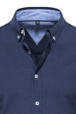 Men's Button Down Collared Neck Shirt - Trendsi - Flyclothing LLC