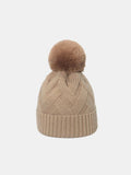 Roll Rim Hat with Pompom - Trendsi - Flyclothing LLC