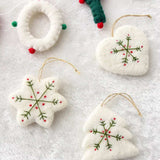 Christmas Felt Snowflake Ornament - Trendsi - Flyclothing LLC