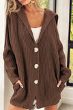 Button Down Collared Neck Cardigan - Trendsi - Flyclothing LLC