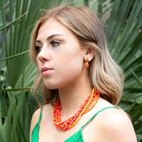 Celosia Coral Torsade Necklace - Barse Jewelry - Flyclothing LLC
