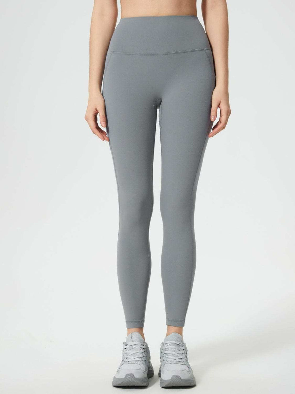 Millennia Wide Waistband Active Leggings - Trendsi - Flyclothing LLC