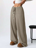 Tied Striped Wide Leg Pants - Trendsi - Flyclothing LLC