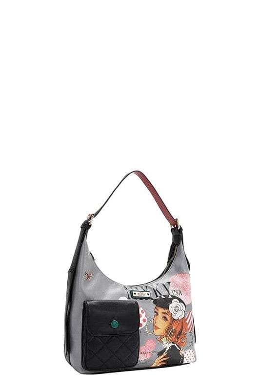 Nicole Lee USA Adjustable Strap Shoulder Bag - Trendsi - Flyclothing LLC