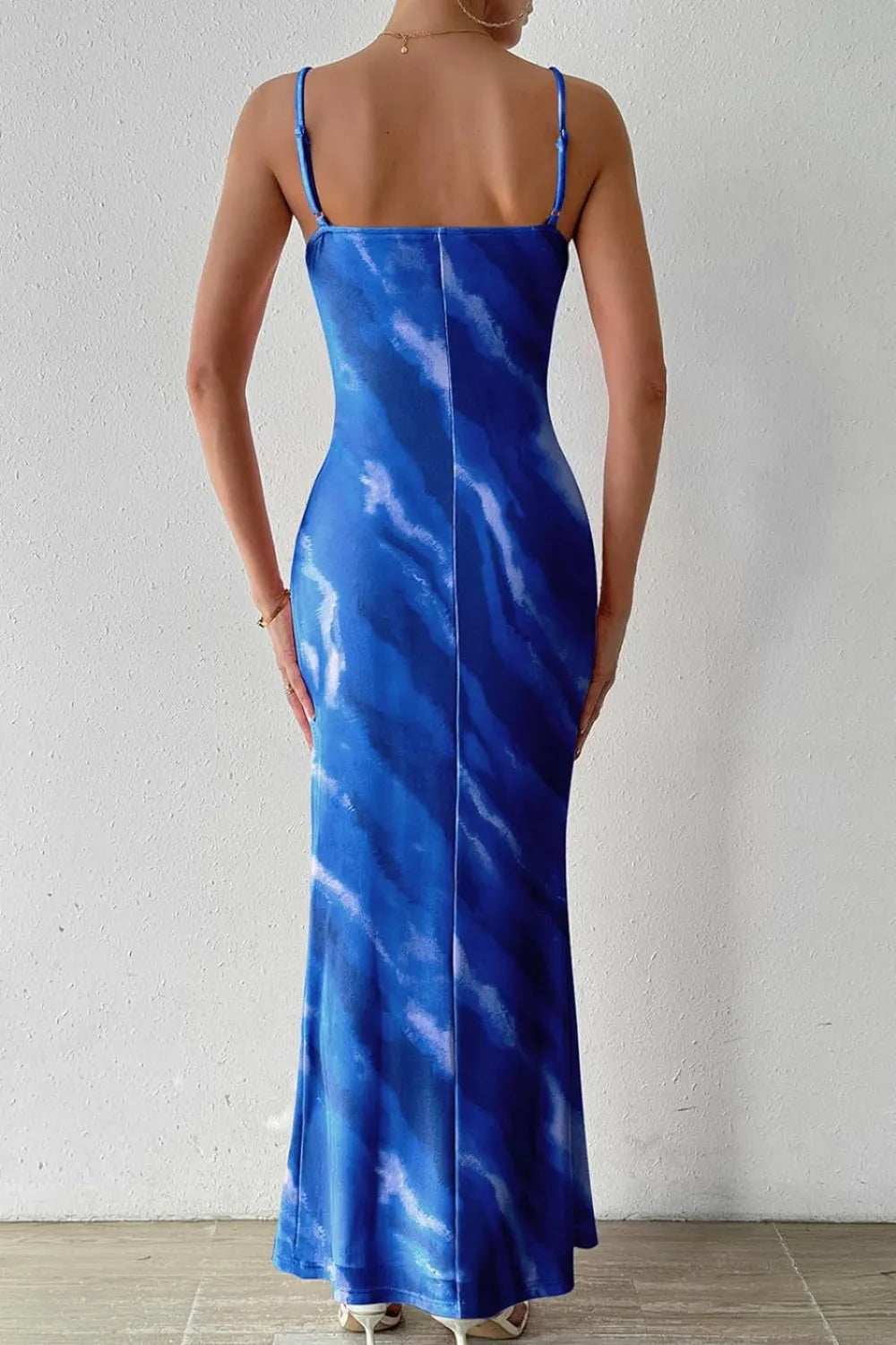 Printed Sleeveless Maxi Cami Dress - Trendsi - Flyclothing LLC