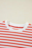 Striped Dropped Shoulder Long Sleeve Sweatshirt - Trendsi - Flyclothing LLC