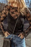 Surplice Cami and Lace Long Sleeve Cover Up Set - Trendsi - Flyclothing LLC