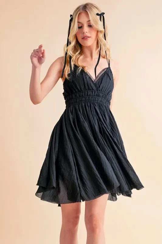 Aemi+Co Lace Detail Mini Cami Dress - Trendsi - Flyclothing LLC